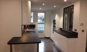 Rénovation d'une cuisine dans un appartement à Deauville
