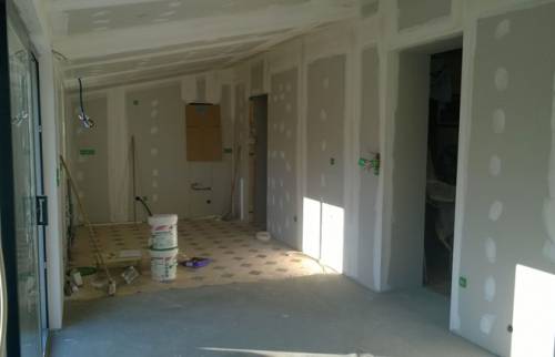 Pendant les travaux de la cuisine