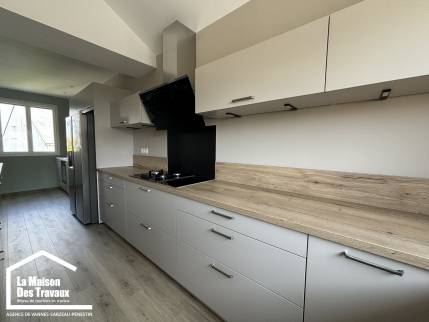 installation cuisine spacieuse vannes