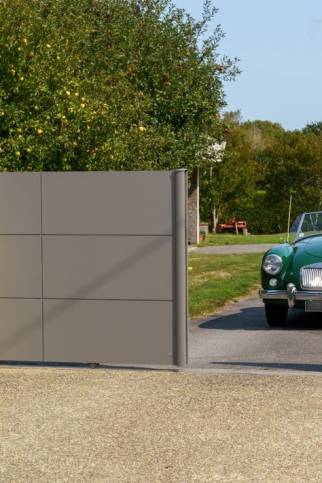 pose d'une clôture et portail