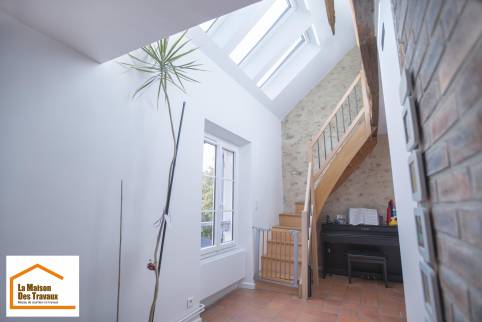 Création d'un escalier en bois (Brunoy 918000)