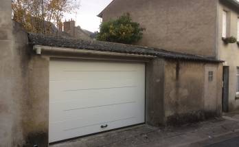 Porte de garage neuve, agrandie à BLOIS (41)
