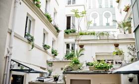 Rénovation de la façade intérieur d'un immeuble à Boulogne
