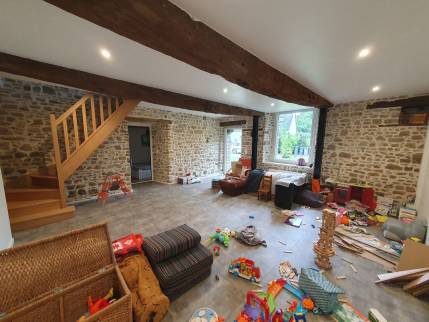 Rénovation de salon terminée