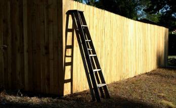 clôture en bois pour jardin