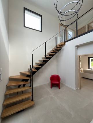 Création d'un escalier intérieur sur mesure - Nantes 44000
