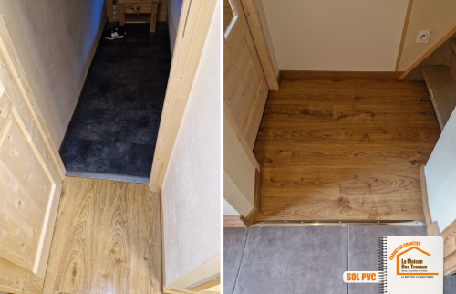 Travaux de rénovation Beaufort, Sol PVC résistant, Menuiserie sur-mesure, Solutions rangement optimisé