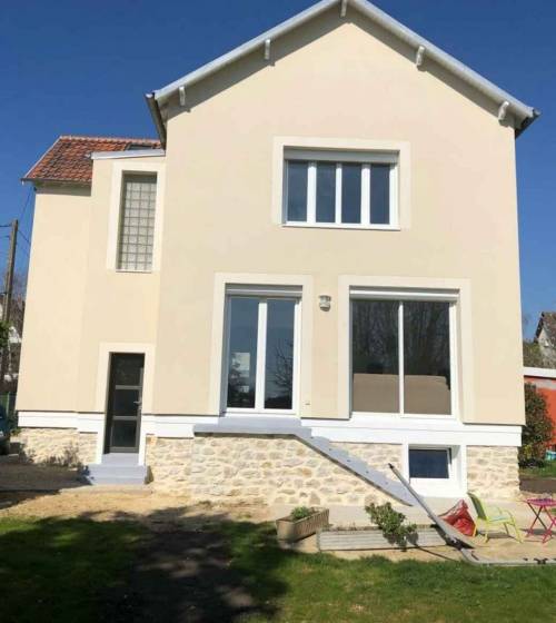 Maison après pose de l'ITE (Yerres 91330)