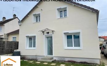 Maison après pose de l'ITE (Brunoy 91800)