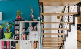 Escalier sur mesure ou classique à Boulogne-sur-Mer : vue du salon