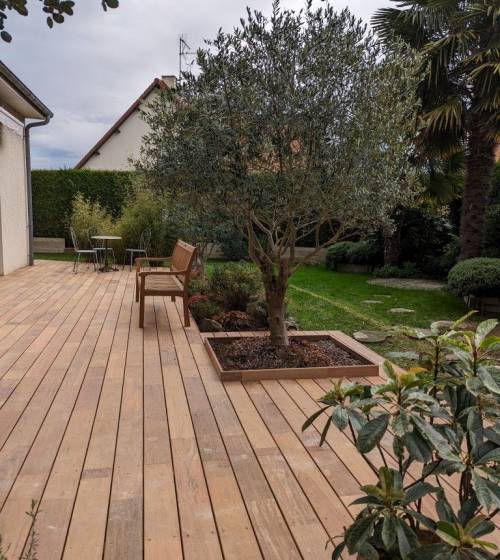Terrasse extérieur en bois
