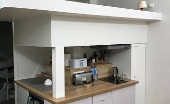 renovation agencement complete studio paris 75017 creation mezzanine