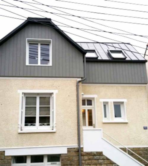 Surélévation d'un garage