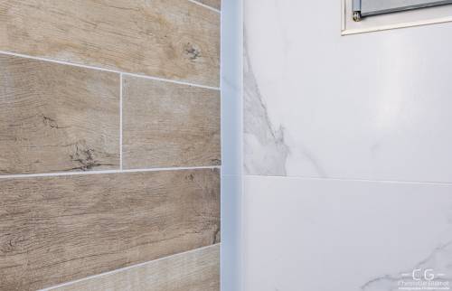 Rénovation complète d’une salle de bain à Sautron mur