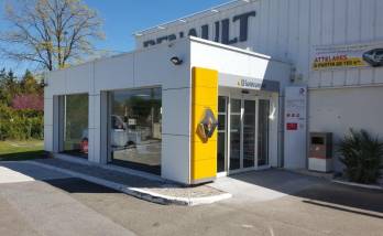 Extérieur du garage Renault à Sées (61)