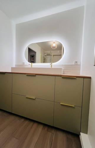 salle de bains rénovée