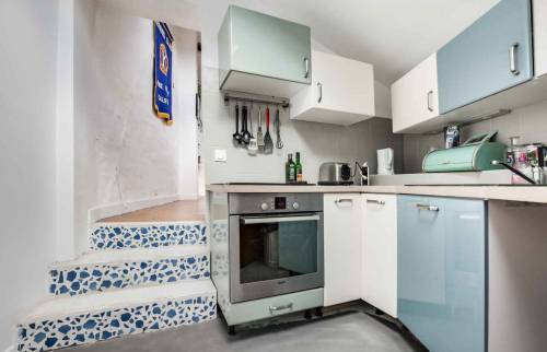 Rénovation de cuisine béton ciré gris