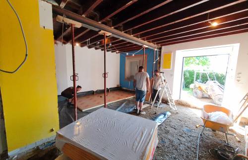 L'entreprise rénovation maison à l'œuvre