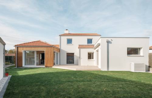 Double extension de maison aux Sorinières (44840)- extérieur