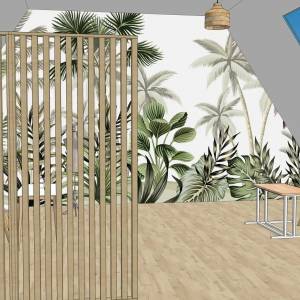 Réalisation 3D pièce sous les toits - Aurore Rothon-Gasc - La Maison Des Architectes