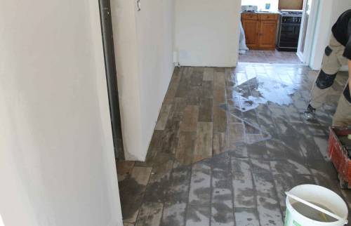 Transformation d'un garage en cuisine à Vertou (44) : les travaux