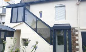 Nouvelles véranda et huisseries / ravalement à Saint-Malo - Après travaux