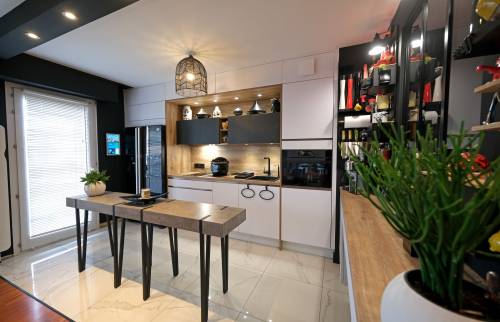 Rénovation de cuisine - ouverture de la cuisine sur le salon - Cholet 49