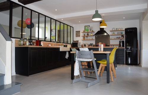 Pose d’une verrière d’intérieur