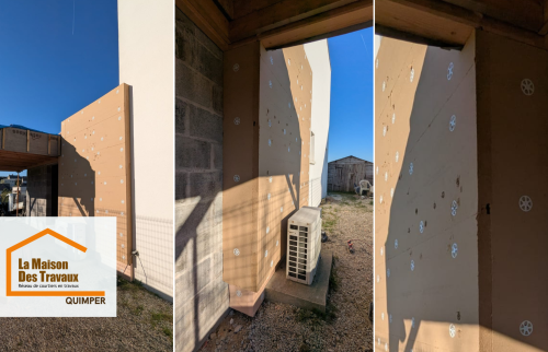 👉 Besoin d’agrandir votre maison à Plonéis ? Découvrez l’avancement de ce chantier entre maçonnerie, charpente, ITE et étanchéité toiture.