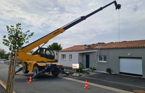 Ouverture de la toiture