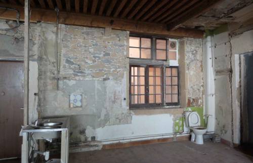 Rénovation complète d'un appartement en style industriel , quartier Vieux Lyon - Vue après la démolition et avant travaux