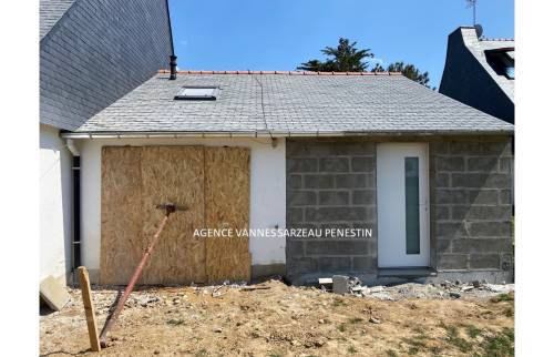 Création d'une baie vitrée dans une suite parentale