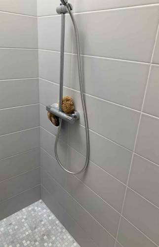 Rénovation d'une salle de bain avec douche à l'italienne à Vertou (44)