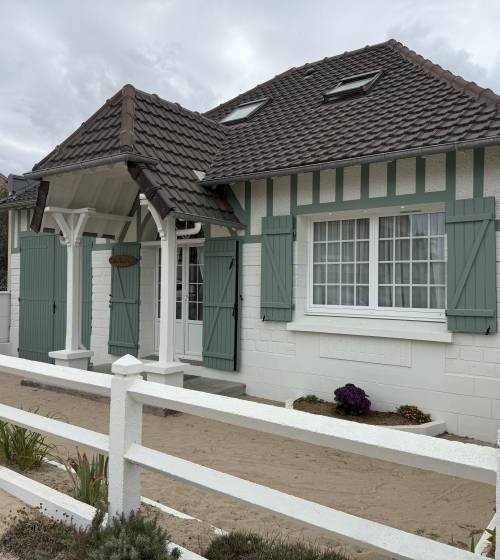 Maison après travaux de ravalement (Ouistreham 14150)