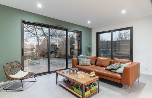 Extension de maison pour créer un salon séjour spacieux à Vertou