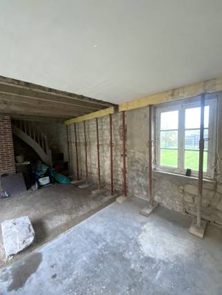 Pendant les travaux