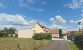 Extension toit plat en pignon