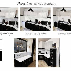 Rénovation d'une cuisine en chêne - CELINE JOUVANCEAU - La Maison Des Architectes