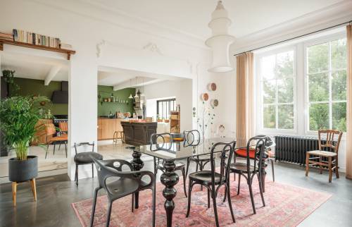 Surélévation d'une maison de 1900 pour créer une cuisine ouverte à Saint-Sébastien-sur-Loire-salon