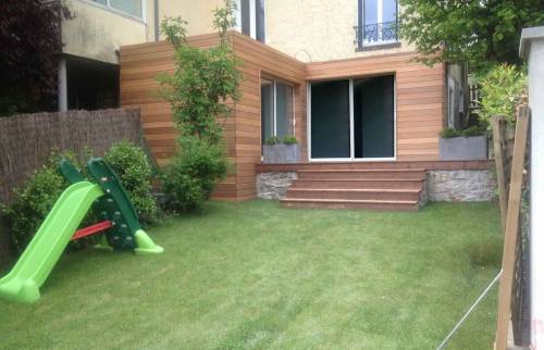 Réaliser une extension en bois à Suresnes