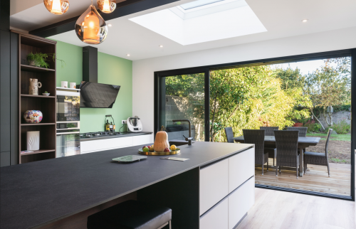 Rénovation de la pièce de vie cuisine et salon à Vertou (44120)