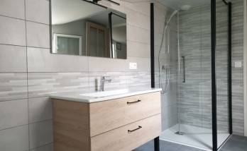 Salle de bain rénovée - La Farlède 83210