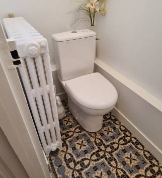 Toilettes après rénovation
