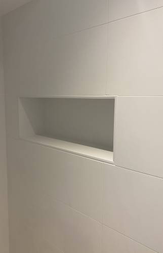 Création d'une niche dans la douche 