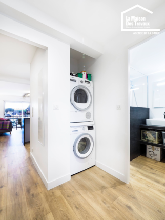 Espace buanderie optimisé