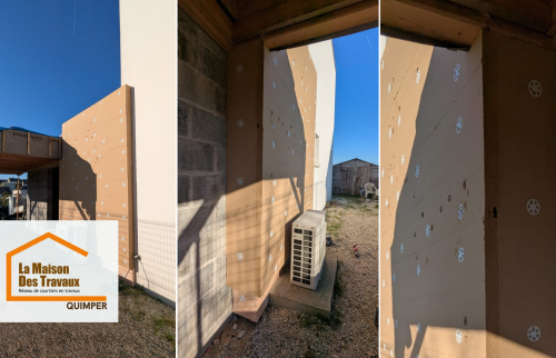 👉 Besoin d’agrandir votre maison à Plonéis ? Découvrez l’avancement de ce chantier entre maçonnerie, charpente, ITE et étanchéité toiture.