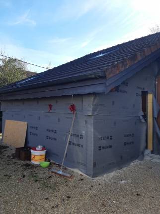 Travaux de construction d'une extension de maison - Priay 01