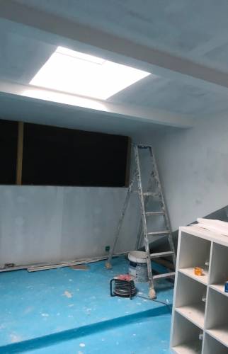 Surélévation d’un duplex avec création de 4 chiens assis à Asnières