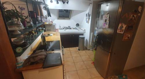 Ancienne cuisine avant travaux de rénovation d'appartement - Brie-Comte-Robert 77170