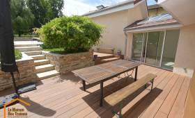 Création d'une terrasse paysagée